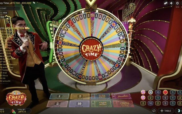 Crazy Time ao Vivo — Game Show com 4 Bonus Evolution