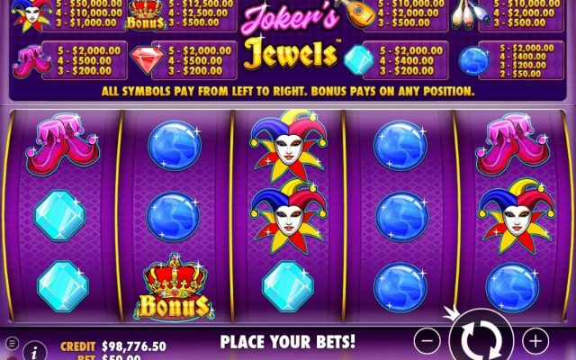Jokers Jewels Slot — Classico Pragmatic Play 5 Rolos