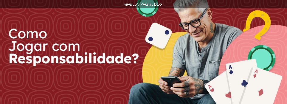 Conceito visual de jogo responsável e controle de banca