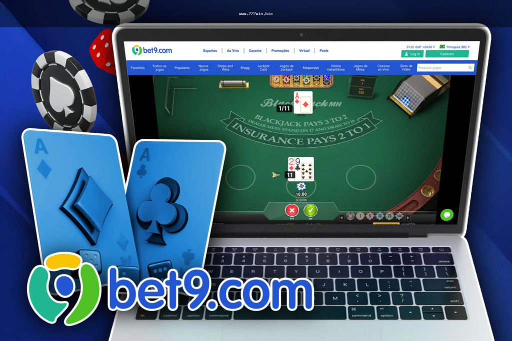Mesa de blackjack em ambiente digital da 777win Brasil