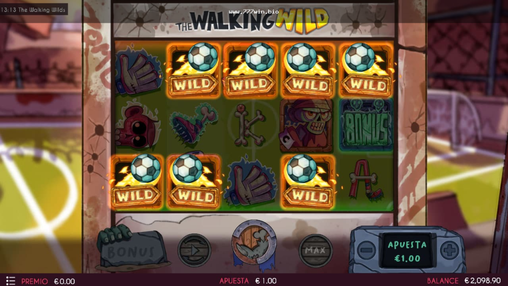 Placeholder: conceito de slot com walking wilds e leitura da tabela de pagamento